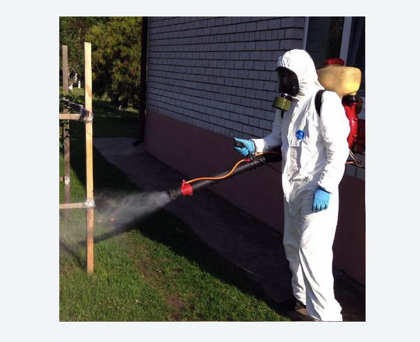 травля клещей на участке в Богородске